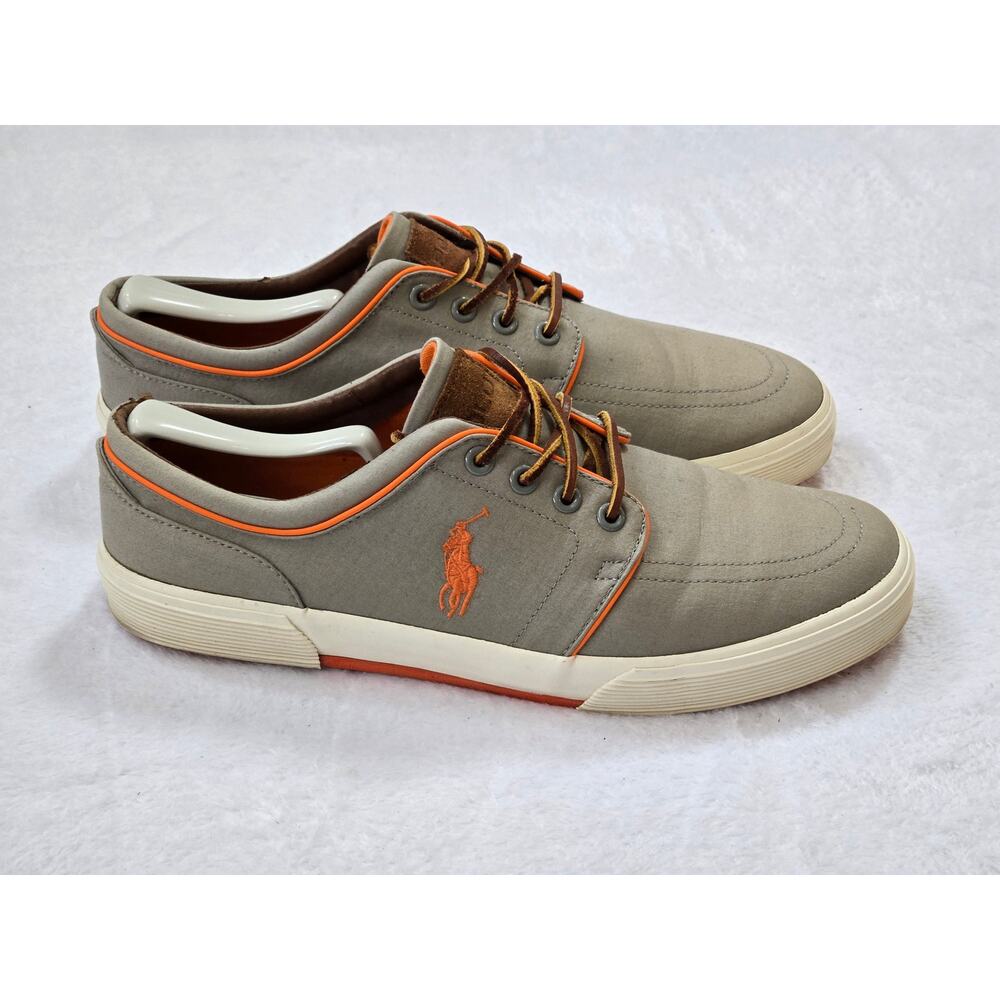 Polo by Ralph Lauren Gray Canvas Sneakers